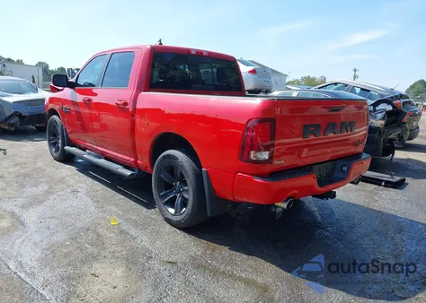 2017 Ram 1500 Night 4X4 5'7 Box z USA, uszkodzony, nr VIN 1C6RR7MT8HS614196